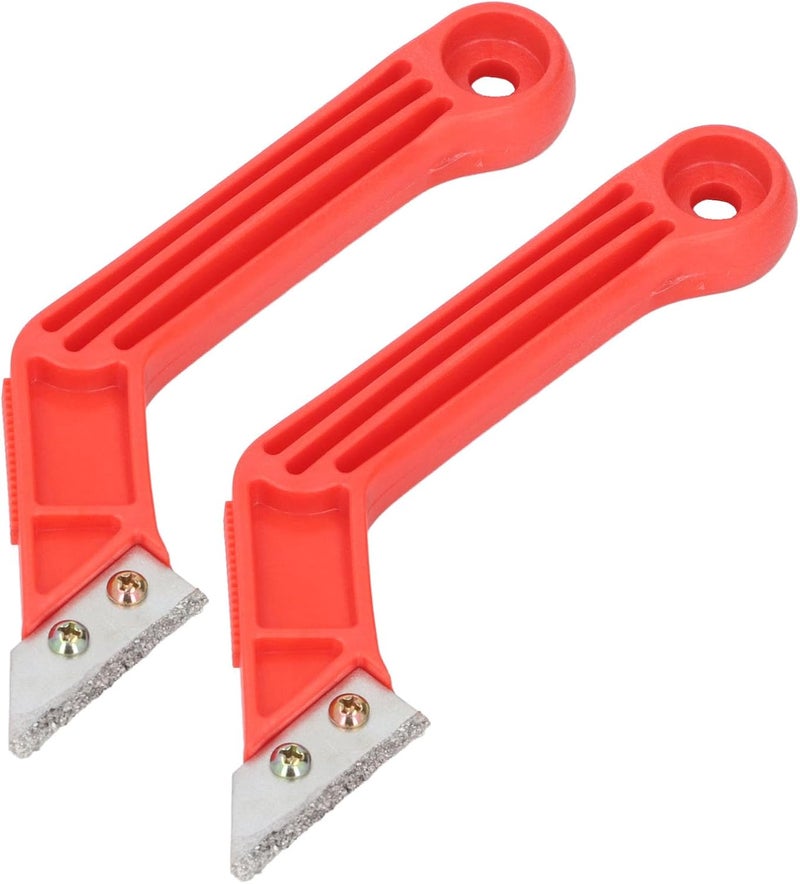 Efficient Grout Removal Tool,ABS and Carbide Angled Grout Saw Kit with 10 Blades for Tile Cleaning, Non Slip Handle, Efficient Grout Removal,User Friendly - Image 1