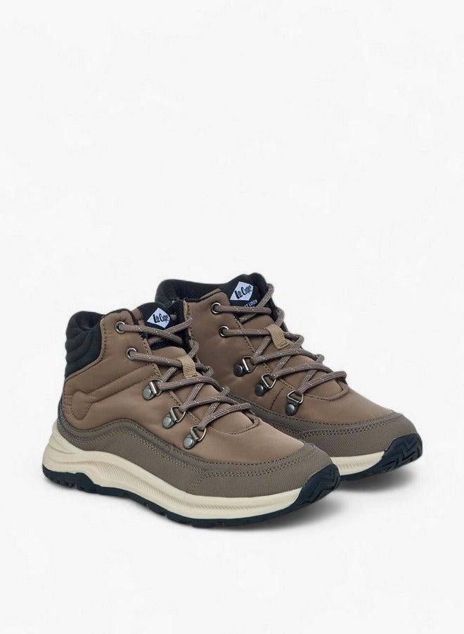 Lee Cooper Boys' Panelled Lace-Up Boots - Image 3