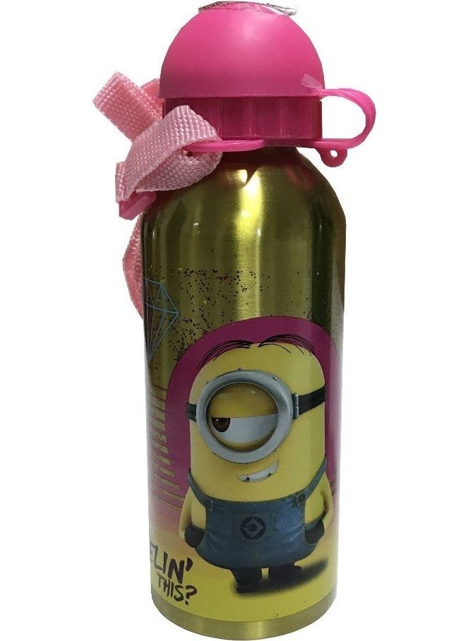 Hakan Çanta Minions Yellow Stainless Steel Water Bottle ( 78659) 