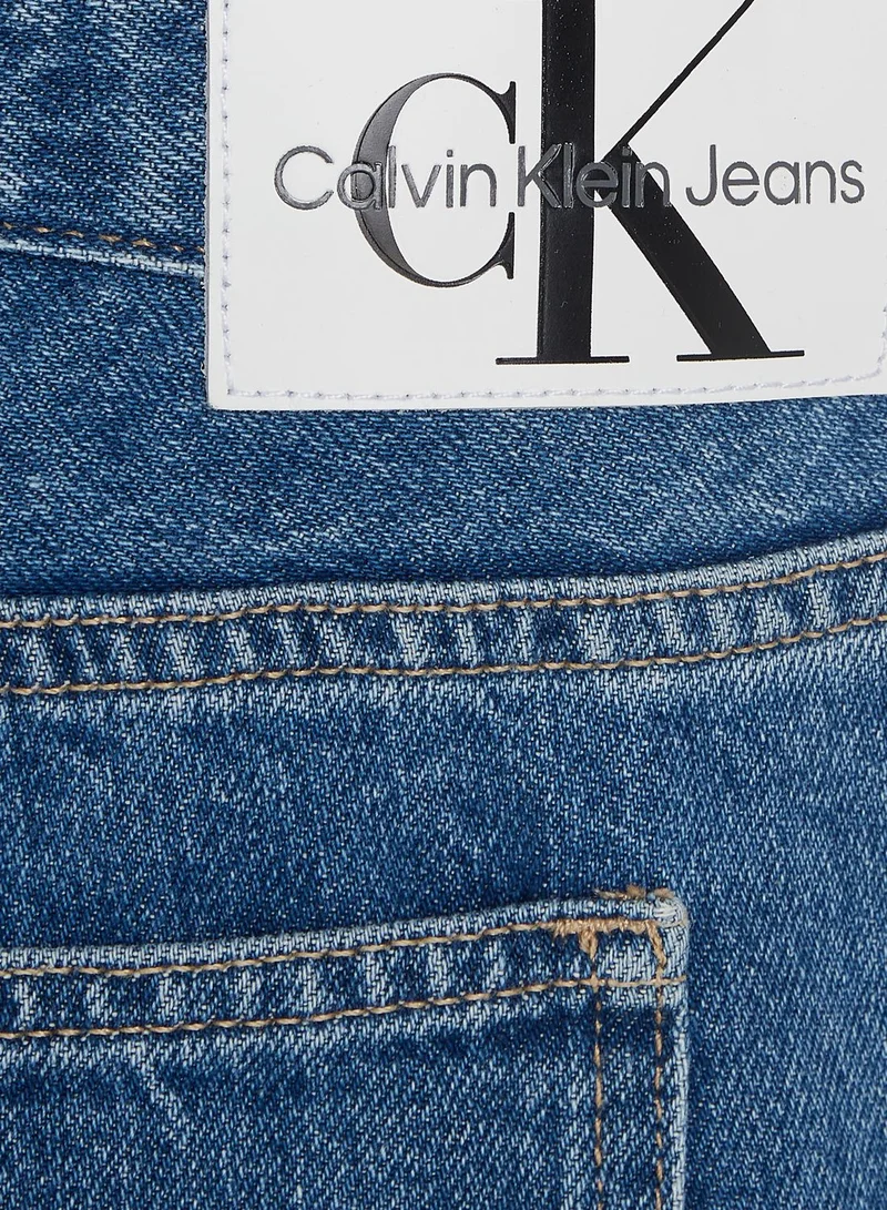 Calvin Klein Jeans Cut Out High Waist Cargo Jeans