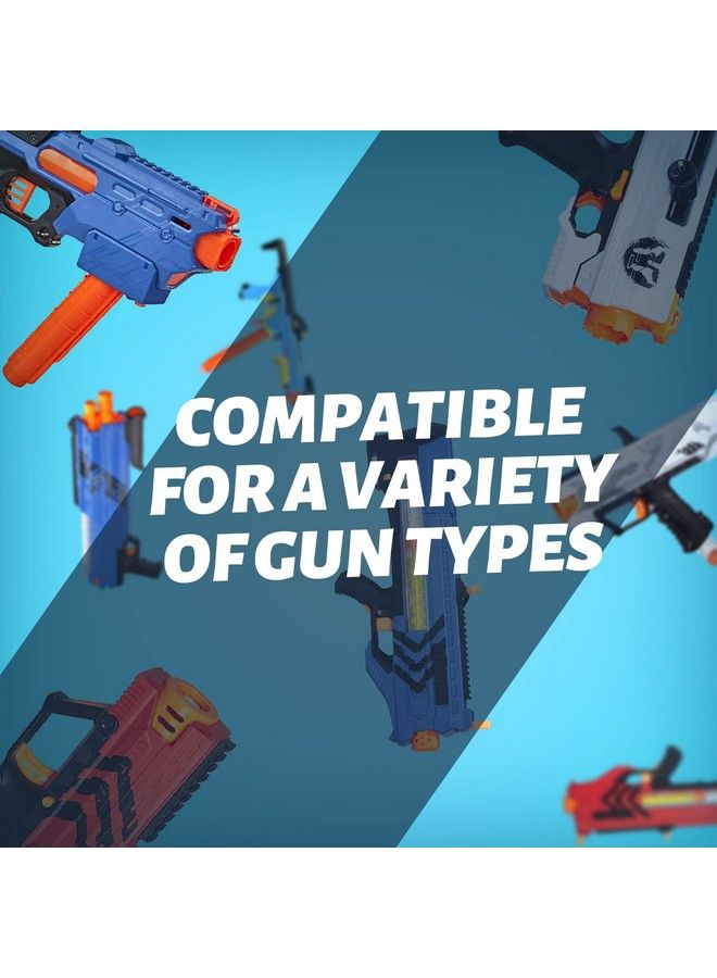 EKIND 4 عبوات من 12 كرة لمجلات نيرف ريفال متوافقة مع مسدس أبولو Xv700 وزيوس Xv1200 وأطلس (شفاف) - Image 4