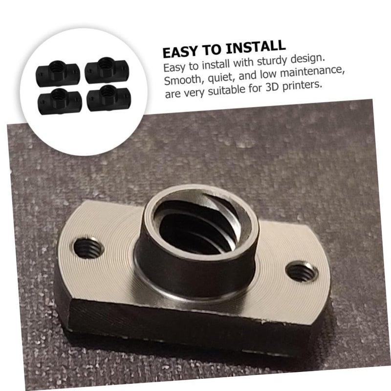 POM Lead Screw Nuts 4Pcs Printer Replacement Easy Installation Low Maintenance - Image 4