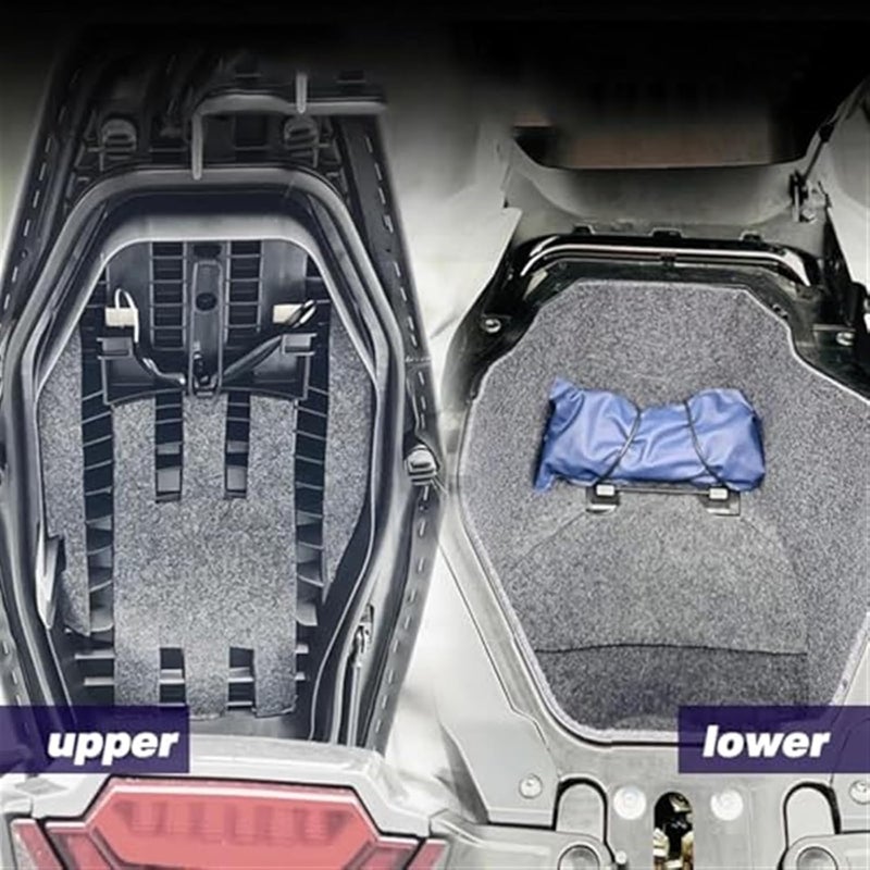 DEMULAX Motorcycle Waterproof Rear Trunk Cargo Liner Protector - Image 5