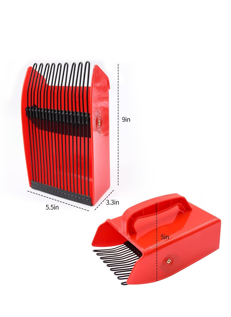 SYOSI - Blueberry Picker, Berry Pickerwith Metal Comb and Ergonomic Handle, Easier Berry Picking Harvest Tool, Suitable for Cranberries Blueberries Lingonberries Strawberries Blackberries - Image 1