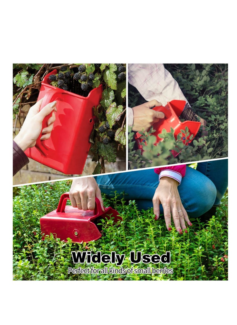 SYOSI - Blueberry Picker, Berry Pickerwith Metal Comb and Ergonomic Handle, Easier Berry Picking Harvest Tool, Suitable for Cranberries Blueberries Lingonberries Strawberries Blackberries - Image 1