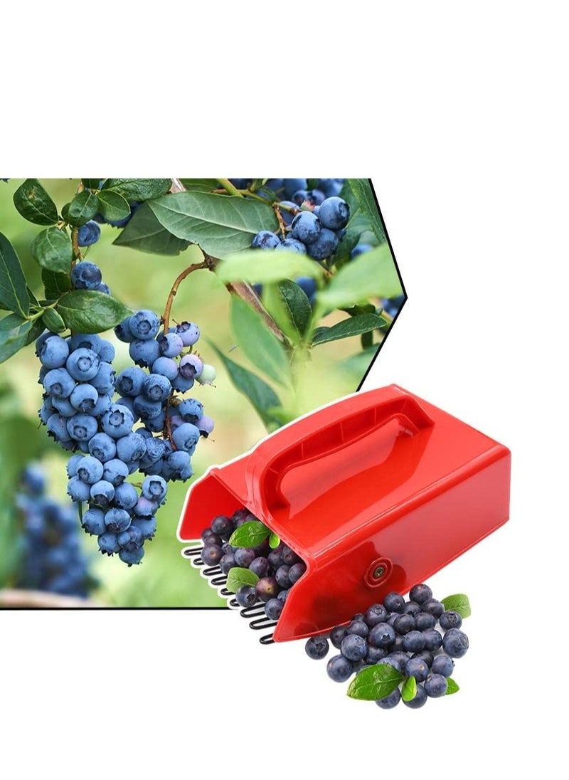 SYOSI - Blueberry Picker, Berry Pickerwith Metal Comb and Ergonomic Handle, Easier Berry Picking Harvest Tool, Suitable for Cranberries Blueberries Lingonberries Strawberries Blackberries - Image 1