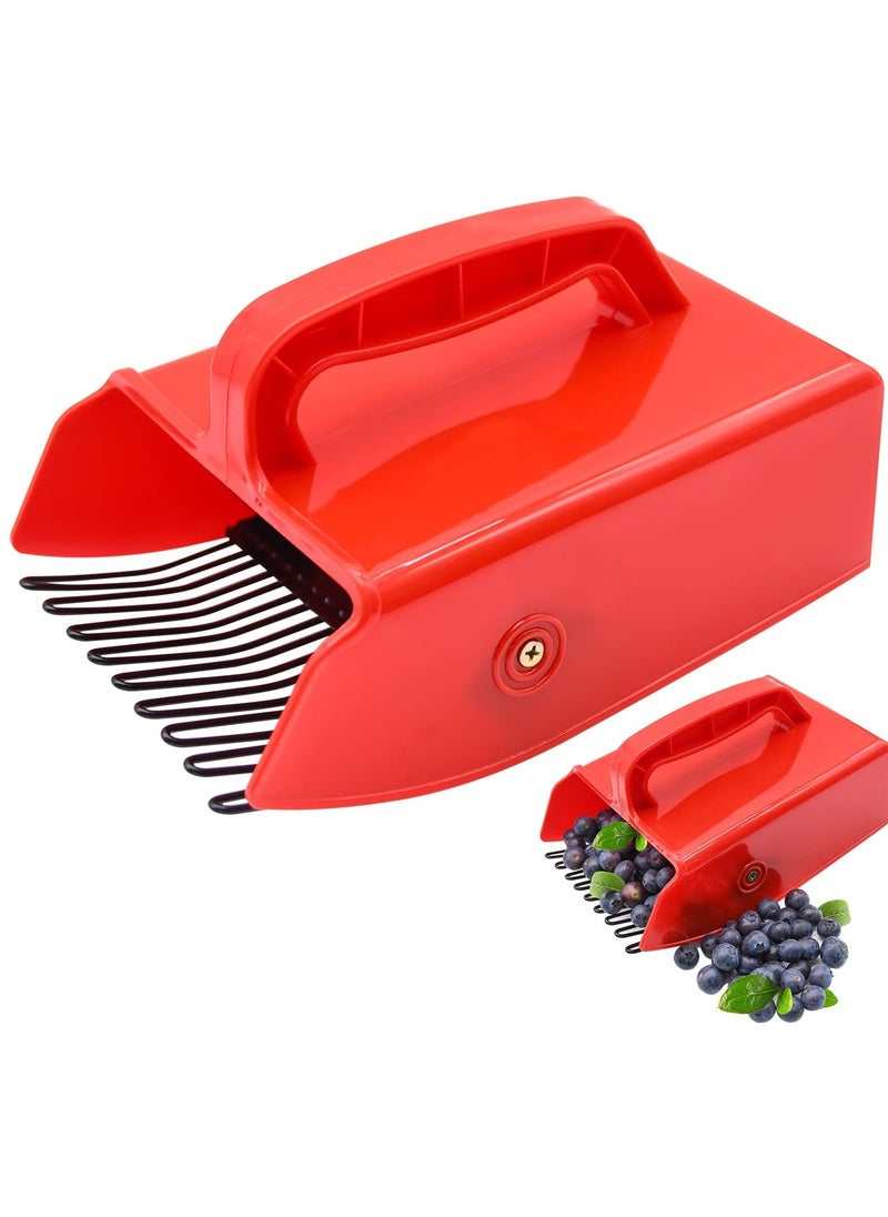 SYOSI - Blueberry Picker, Berry Pickerwith Metal Comb and Ergonomic Handle, Easier Berry Picking Harvest Tool, Suitable for Cranberries Blueberries Lingonberries Strawberries Blackberries - Image 1