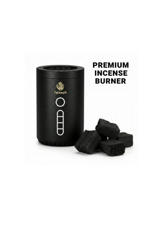 تلواح نظام صوتي إسلامي مع مبخرة بخور كهربائية وسماعة قرآن بلوتوث تضم 16 قارئًا، 18 لغة، تفسير صوتي كامل، مشغل MP3 بدقة صوت عالية، جهاز تحكم عن بُعد وتحكم عبر التطبيق لسهولة الاستخدام. - Image 5