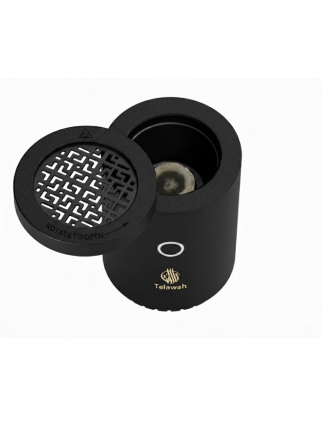 تلواح نظام صوتي إسلامي مع مبخرة بخور كهربائية وسماعة قرآن بلوتوث تضم 16 قارئًا، 18 لغة، تفسير صوتي كامل، مشغل MP3 بدقة صوت عالية، جهاز تحكم عن بُعد وتحكم عبر التطبيق لسهولة الاستخدام. - Image 2