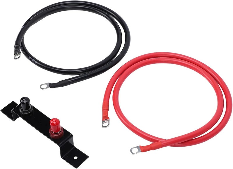 لوكوتيه (Luocute) – أطراف بطارية عن بعد، مجموعة لإعادة ترتيب أعمدة البطارية من نوع 4AWG مع قواعد تثبيت عالية القوة، مجموعة لإعادة ترتيب أطراف البطارية للشحن لسيارات الـ UTV والـ ATV - Image 1