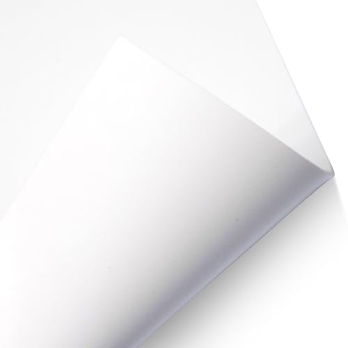 Exactly Rubber - White Silicone Sheet, 60A Durometer Silicone Mat, Food-Grade Rubber Mat with -80 to 450°F Temperature Resistance, 400% Elongation, Silicone Placemat Made in The USA, 1/16 x 9" x 12" - Image 1