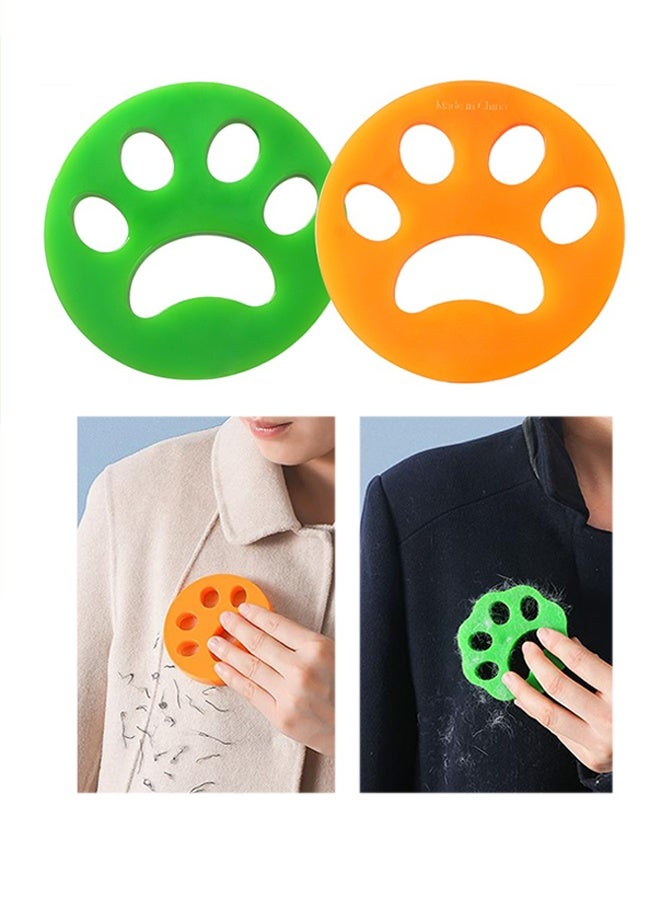 2Pcs Dog Cat Hair Remover for Laundry, Reusable Dog Cat Hair Remover Tool Removes Dog Cat Fur, Hair, Lint, Dander from Clothes and Laundry, Dog Fur Remover Available In Washing Machine - Image 1