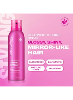 Lee Stafford Hair Shine Spray Hair Styling Product For Instant Shine And Gloss 200Ml  - Image 2