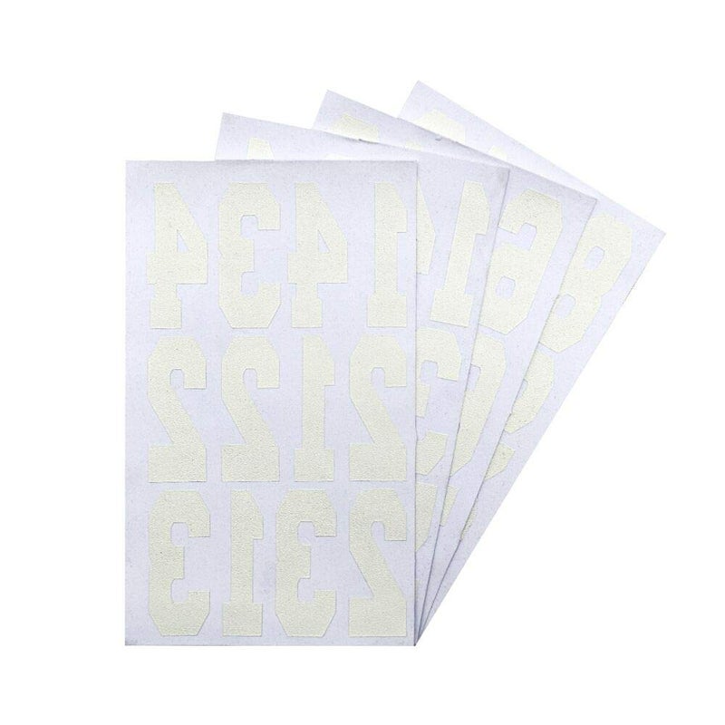Magfok Iron on Numbers White 3 Inch Transfer, 4 Sheet - Image 4