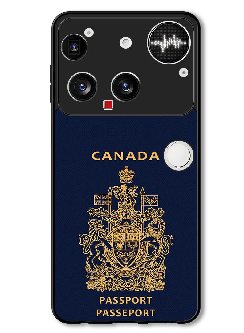 Theodor Case Compatible with Nothing Phone (3) 6.67 Inch Protection Shockproof Bumper Cover Canada Passport - Image 1