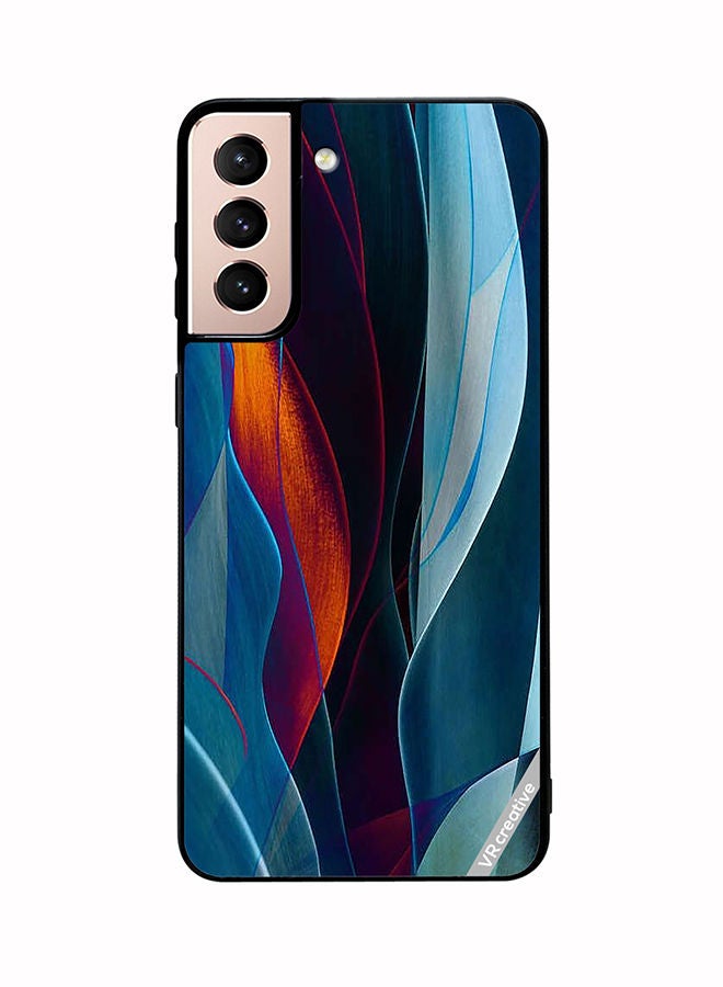 VR CREATIVE Protective Case Cover For Samsung Galaxy S21 Plus 5G Texture Design Multicolour - Image 1