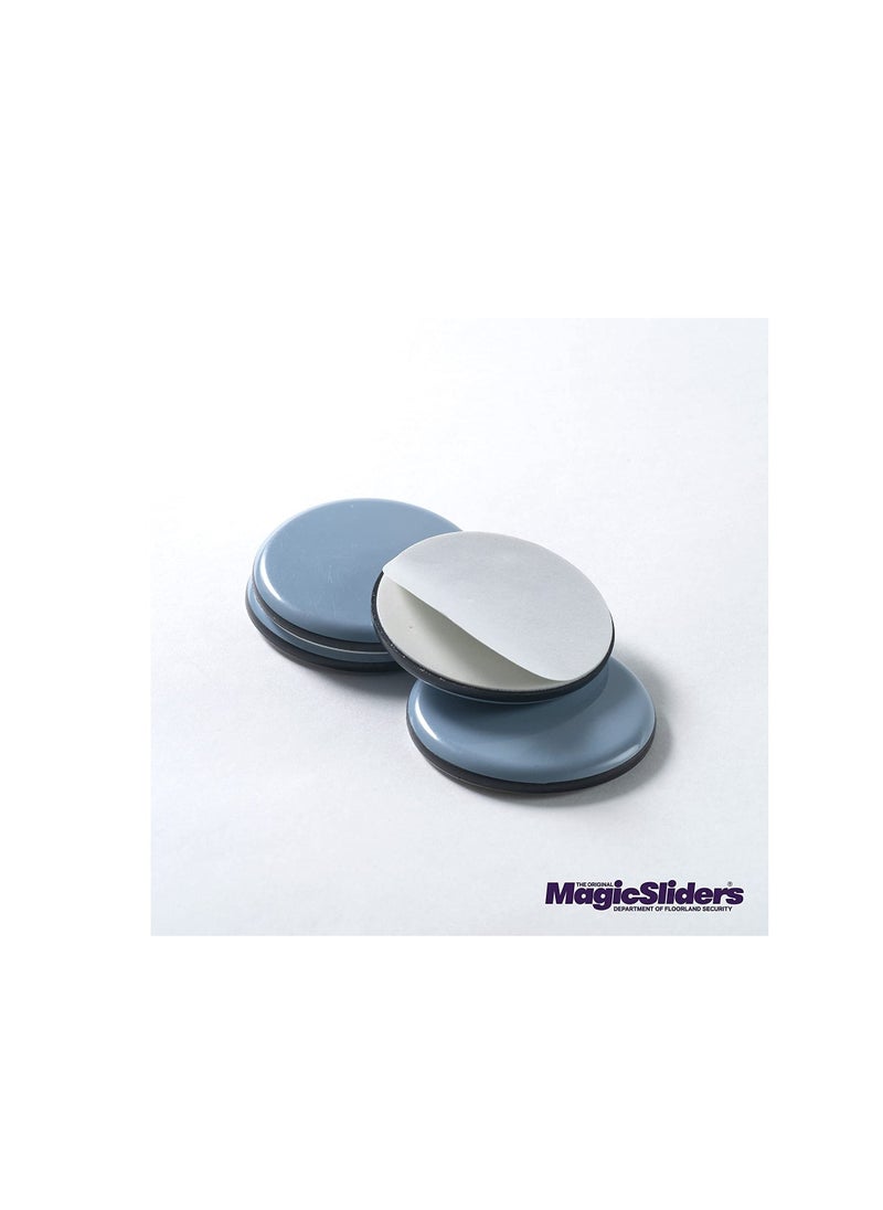 Magic Sliders Magic Sliders 4060 Series 4PK2-3/8 RND Slide Disc, 1, Gray  - Image 3
