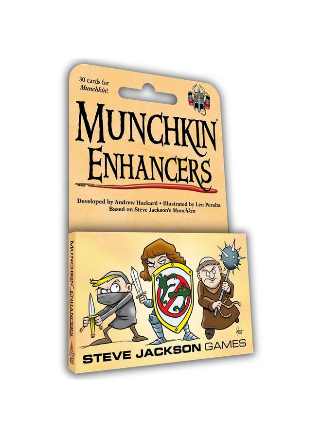 Steve Jackson Games Munchkin Enhancers Card Game (Mini-Expansion) | 30 Cards | Adult, Kids, & Family Game | Fantasy Adventure Roleplaying Game | Ages 10+ | 3-6 Players | Avg Play Time 120 Min | from - Image 1