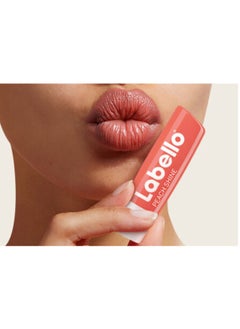 Labello Peach Shine Lip Balm, Moisturising Lip Care 4.8g  - Image 3