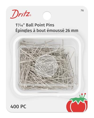 Dritz 76 Ball Point Pins 1116Inch 400Count