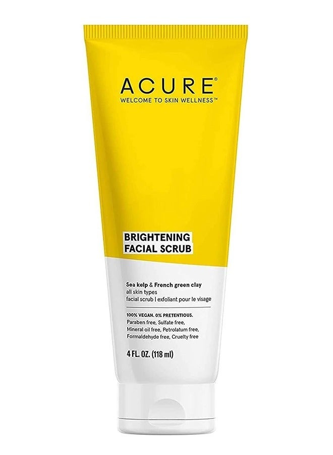 Acure Brightening Facial Scrub 118ml - Image 1