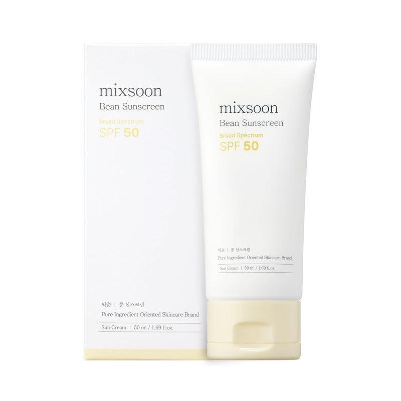mixsoon Bean Sunscreen SPF 50 Airy Texture Type For Face Korean Skin Care 169 fl oz  50ml