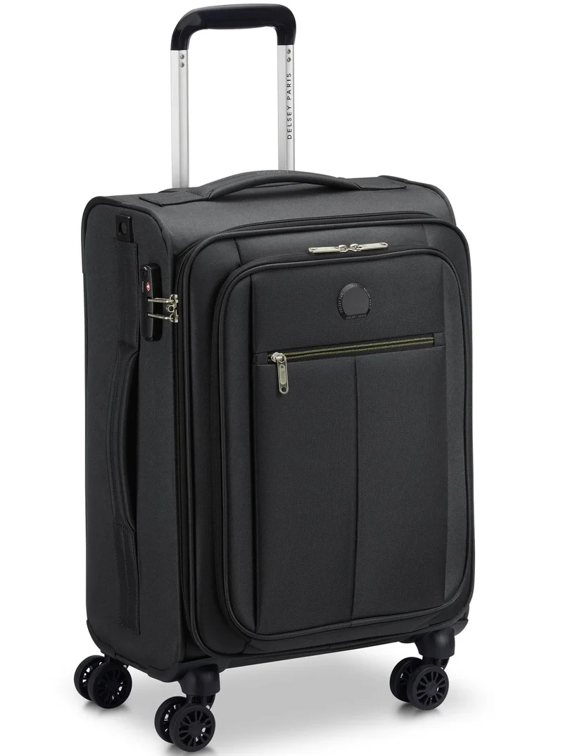 ديلسي _باريس حقيبة ترولي كابينة بعجلات مزدوجة  سم سوداء