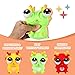 Cucue Simple Fidget Pop Toys Portable Calming Sensory Hand Toys for Fun Stress Relief Soft Flexible Silicone Materials Keychain Durable Poppers for Kids Adults - Image 3