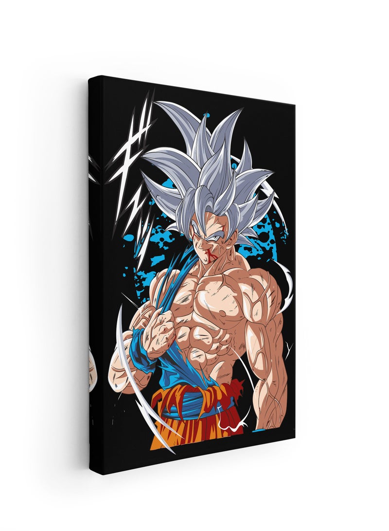 MODCLASS Wall Art Printed Son Goku from Dragon Ball Wooden Frame  - Image 2