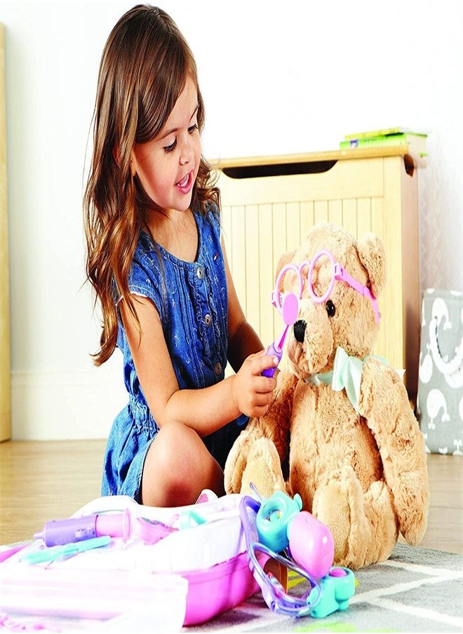 joyzzz - Kids Doctor Play Kit, 14 Pieces Pretend Play Doctor Set with Carry Case, Toy Medical Kit, Toddler Social Emotional Learning Toys for Toddlers and Kids - Image 1