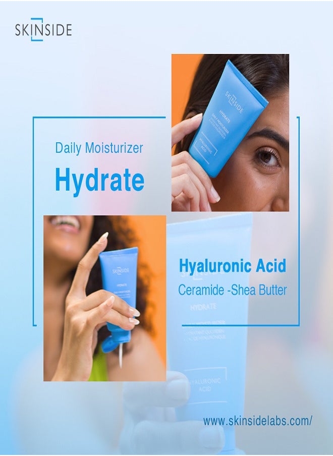 Skinside Hydrate Hyaluronic Acid Daily Moisturizer - 50ml  - Image 3