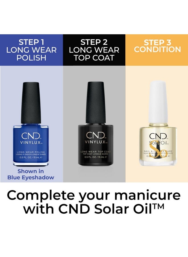 CND Vinylux Longwear Blue Nail Polish, Gellike Shine & Chip Resistant Color, Chance Taker, 0.5 Fl. Oz - Image 5