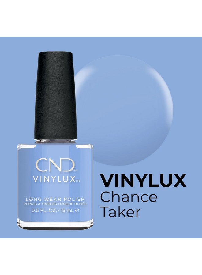 CND Vinylux Longwear Blue Nail Polish, Gellike Shine & Chip Resistant Color, Chance Taker, 0.5 Fl. Oz - Image 2
