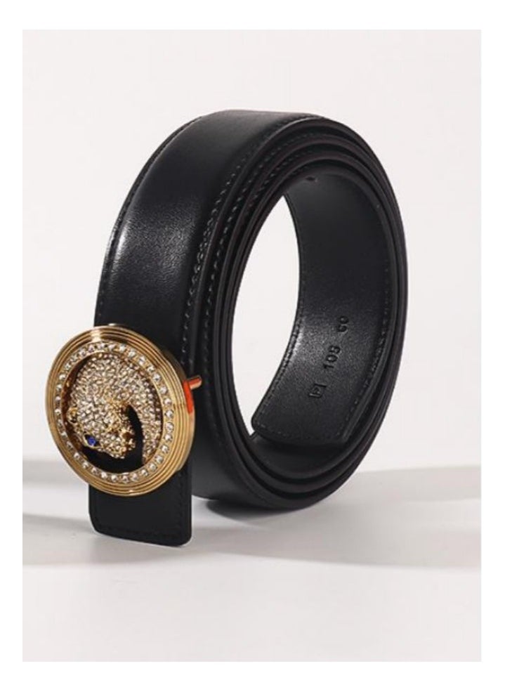 KUYING - Creative Casual And Versatile Wear-resistant Leather Belt - Image 1