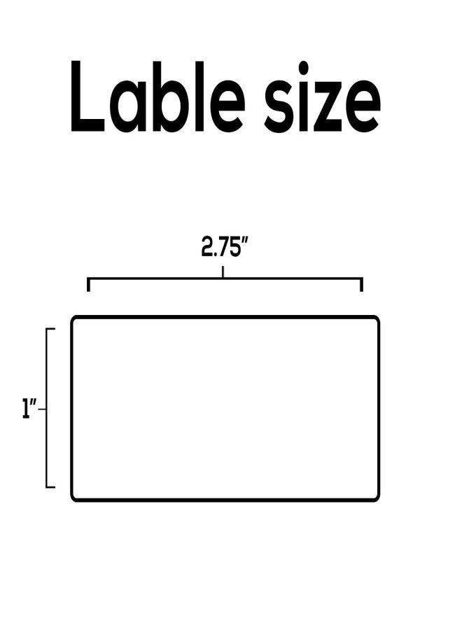 IDEALSEAL Ideal Seal All-Purpose Labels, 1 x 2.75 inches, White Pack of 128, 4 Labels per Sheet, 32 Sheets - Image 3