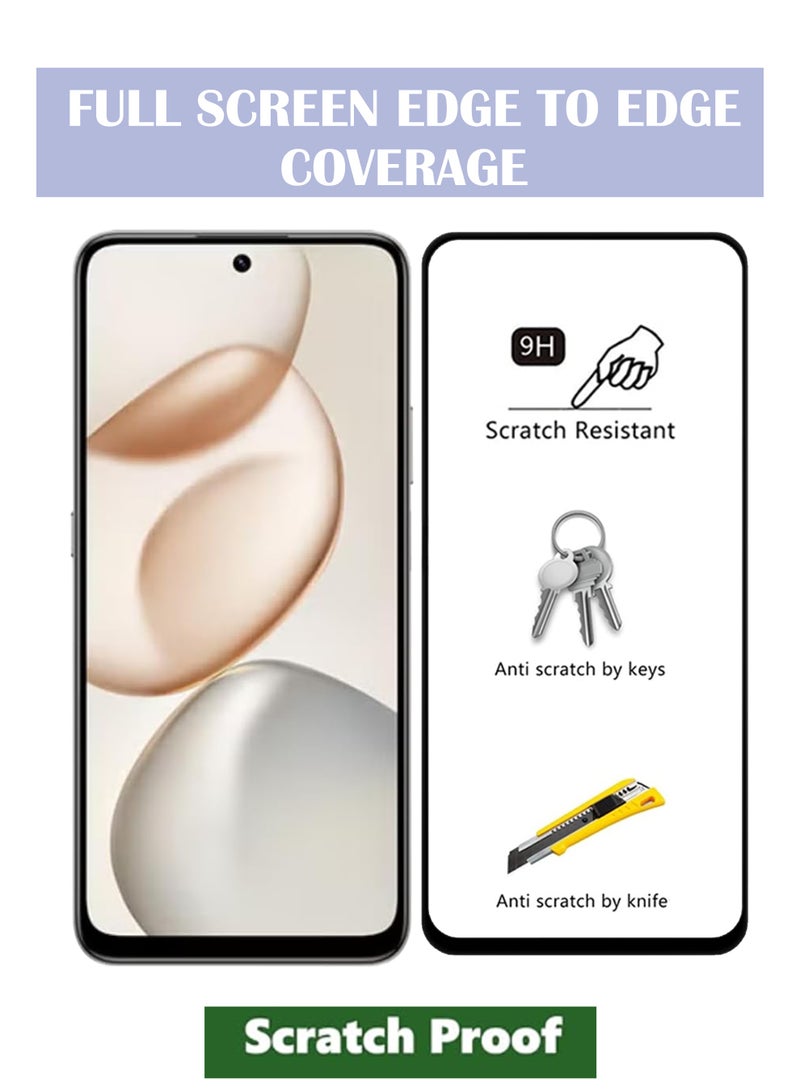 BYTER For Honor X7d - Tempered Glass Screen Protector - Delicate Touch , Higher Transparency , Easy to Install ,Anti-scratch and Bubble-free Screen Protector - Black - Image 2