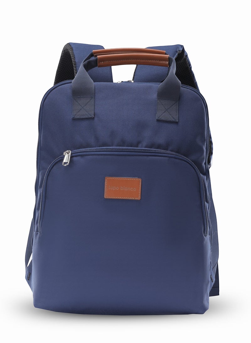 Lupo bianco Elegant Backpack - Navy  - Image 1