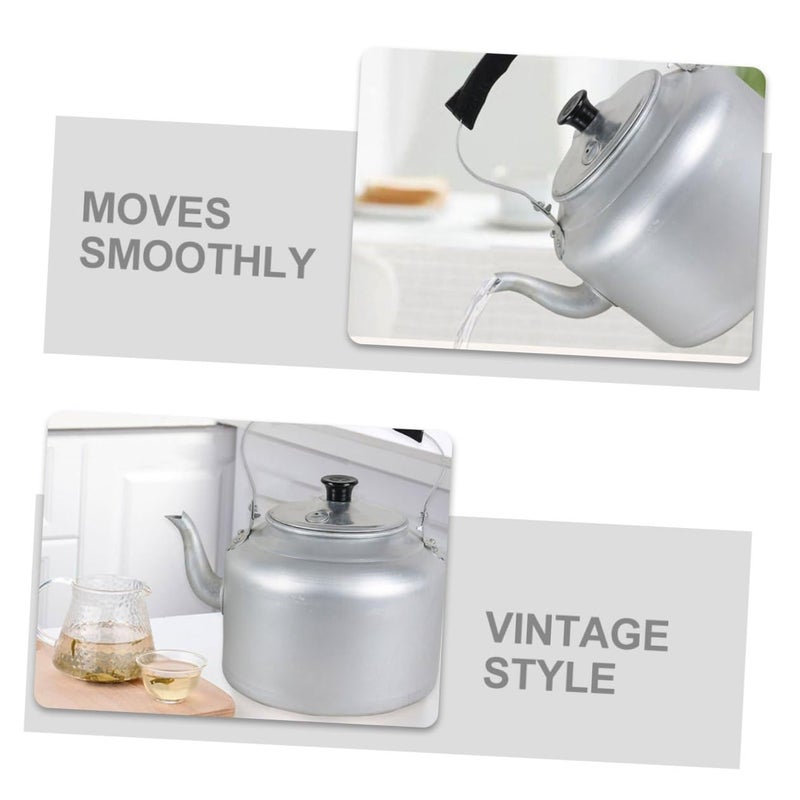Large Capacity Aluminum Whistling Tea Kettle Fast Boiling Heat Resistant Base - Image 5