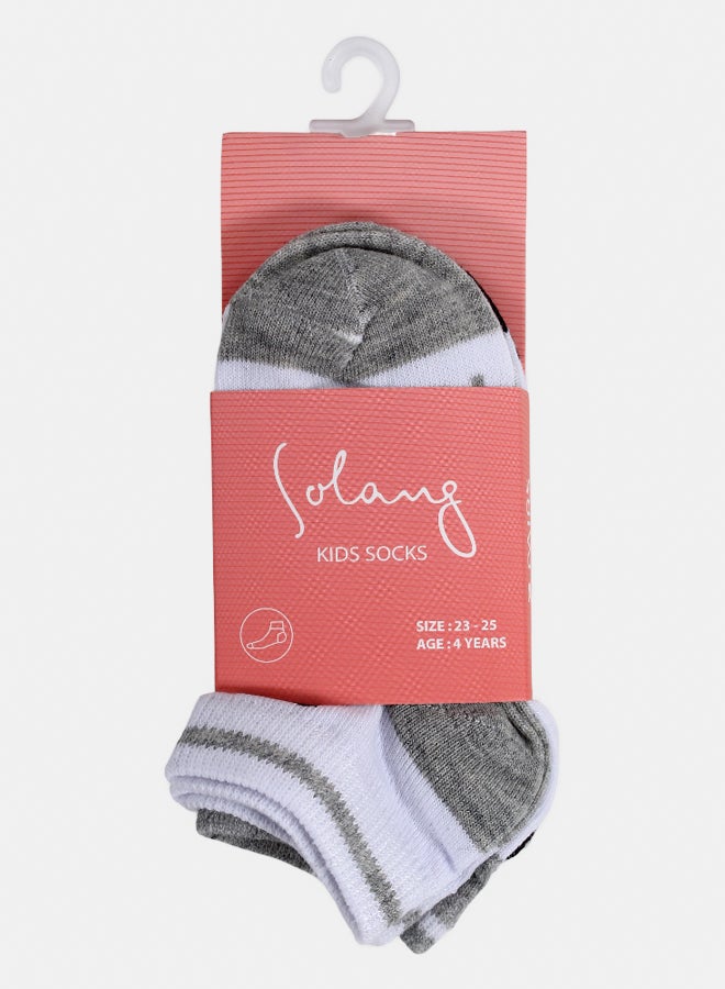 سولانج طقم جوارب رمادية – متعددة الألوان (3 أزواج) - Image 3