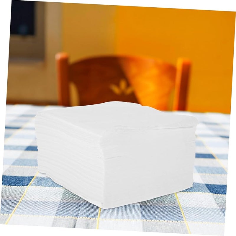 White Square Paper Napkins for Parties Weddings Festivals and Everyday Use - Image 5