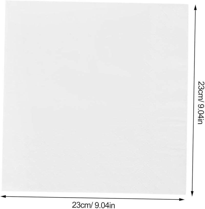 White Square Paper Napkins for Parties Weddings Festivals and Everyday Use - Image 3