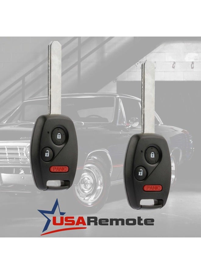 USARemote Key Fob Keyless Entry Remote fits 2008 Honda Fit / 2005-2010 Honda Odyssey / 2006-2014 Honda Ridgeline (OUCG8D-380H-A), Set of 2 - Image 2