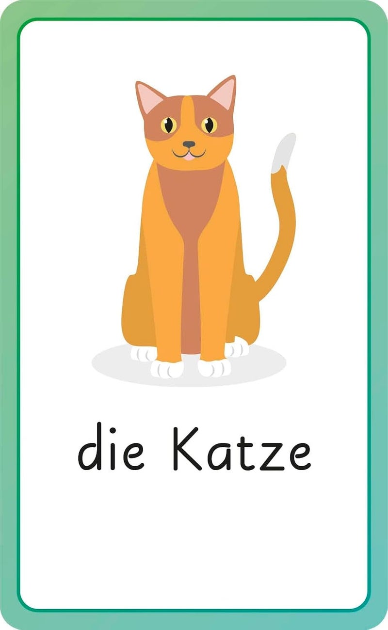 German For Everyone Junior First Words Flash Cards - Image 4