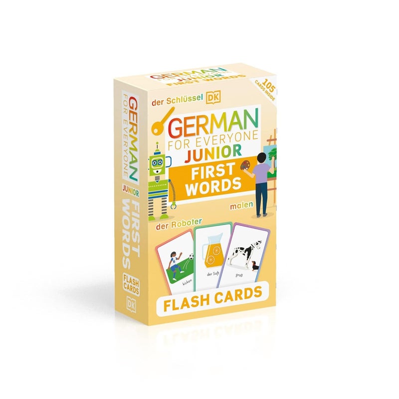 German For Everyone Junior First Words Flash Cards - Image 3