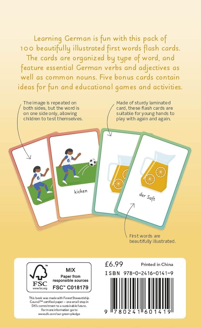 German For Everyone Junior First Words Flash Cards - Image 2