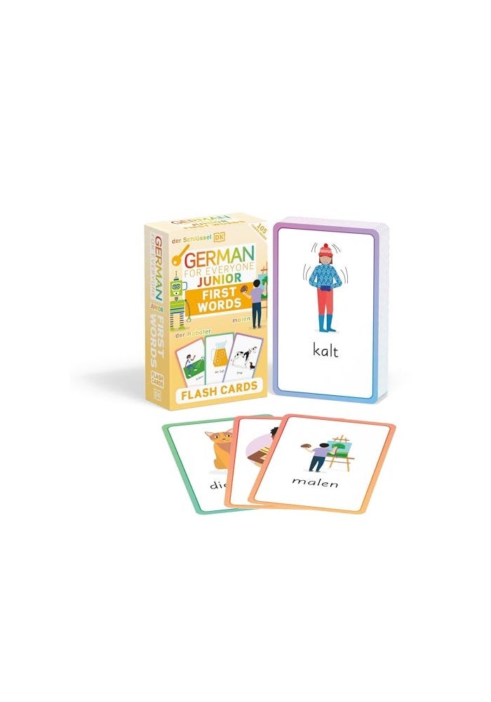 German For Everyone Junior First Words Flash Cards - Image 1