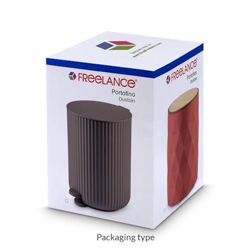 Freelance Portofino Wastebin, Waste Storage Box, Dustbin, Trash Can, red - Image 4