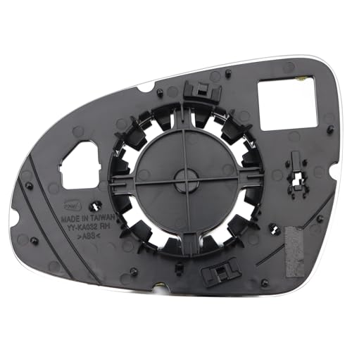 TRQ Passenger Side Mirror Glass Convex Clear Snap On Compatible with 2017-2022 Kia Sportage KI1325123 - Image 2