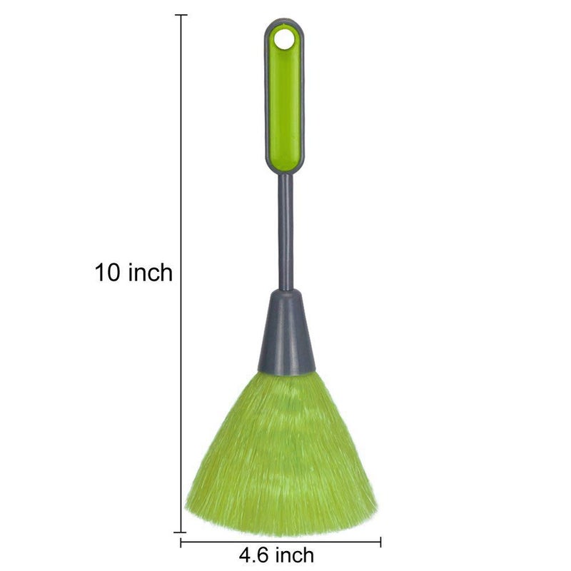 WOVTE 3 Pack Fluffy Microfiber Delicate Kitchen Duster Laptop Keyboard Brush Computer Screen Cleaner Tool Mini Dusting Wand (Blue  Green  Pink) - Image 4