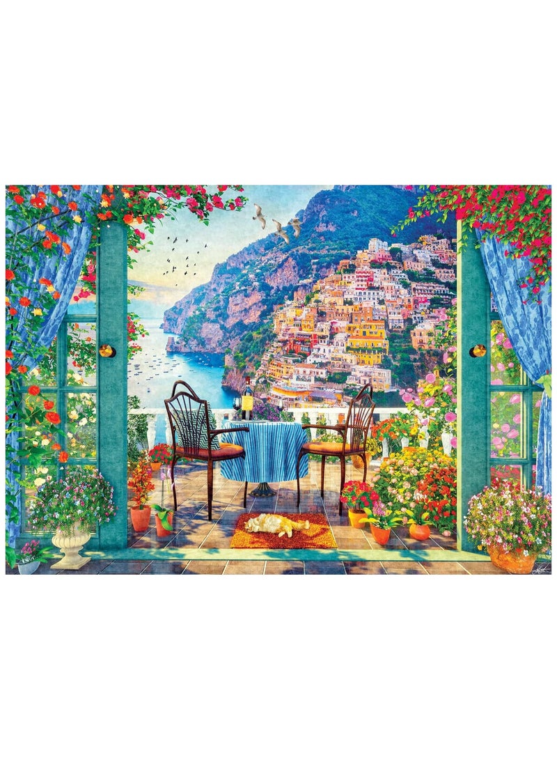 Anna 1000-Piece Creative Puzzle with Cartoon Landscape Design - Image 1